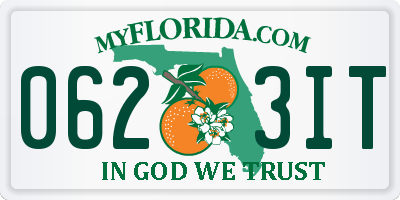 FL license plate 0623IT