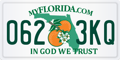 FL license plate 0623KQ
