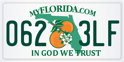 FL license plate 0623LF