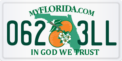 FL license plate 0623LL