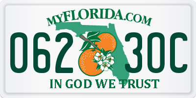 FL license plate 0623OC