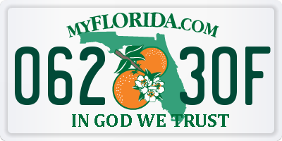 FL license plate 0623OF