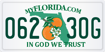 FL license plate 0623OG
