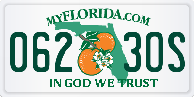 FL license plate 0623OS