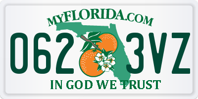 FL license plate 0623VZ
