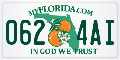FL license plate 0624AI