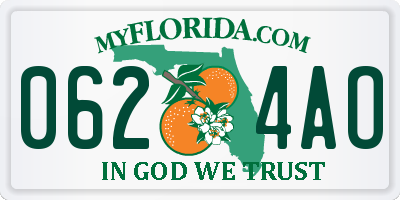 FL license plate 0624AO