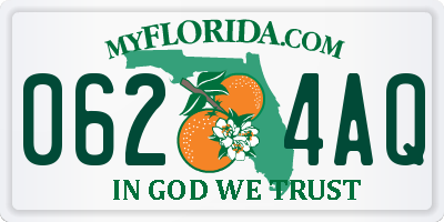 FL license plate 0624AQ