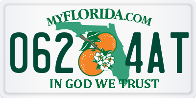 FL license plate 0624AT