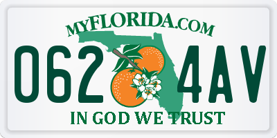 FL license plate 0624AV