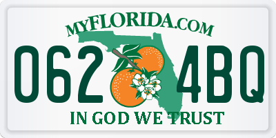 FL license plate 0624BQ