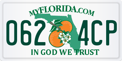 FL license plate 0624CP