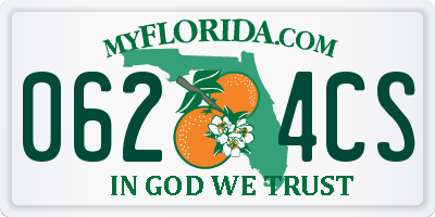 FL license plate 0624CS