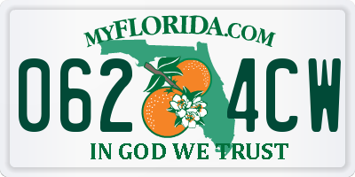 FL license plate 0624CW