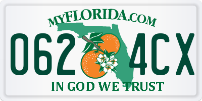 FL license plate 0624CX