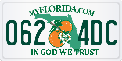 FL license plate 0624DC