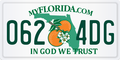 FL license plate 0624DG