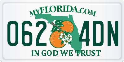 FL license plate 0624DN