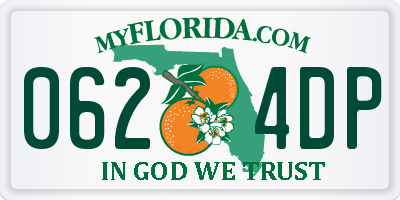 FL license plate 0624DP