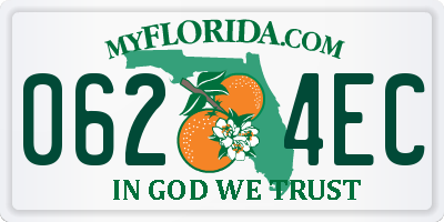 FL license plate 0624EC