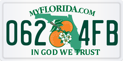 FL license plate 0624FB
