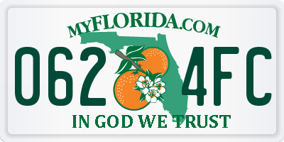FL license plate 0624FC