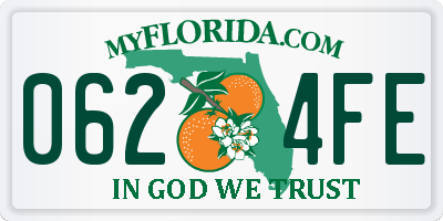 FL license plate 0624FE