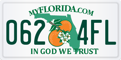 FL license plate 0624FL