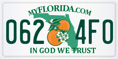 FL license plate 0624FO