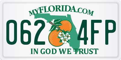 FL license plate 0624FP
