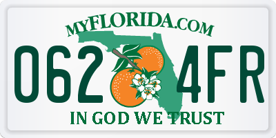 FL license plate 0624FR