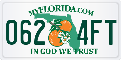 FL license plate 0624FT
