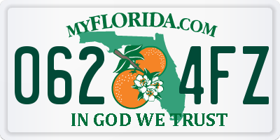 FL license plate 0624FZ