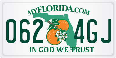 FL license plate 0624GJ