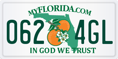 FL license plate 0624GL