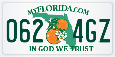 FL license plate 0624GZ
