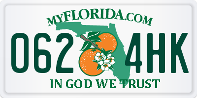 FL license plate 0624HK