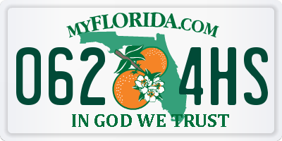 FL license plate 0624HS