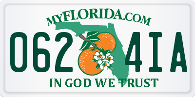 FL license plate 0624IA