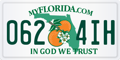 FL license plate 0624IH