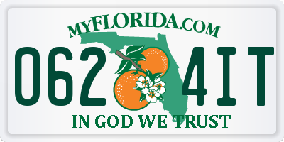 FL license plate 0624IT