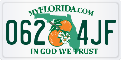 FL license plate 0624JF