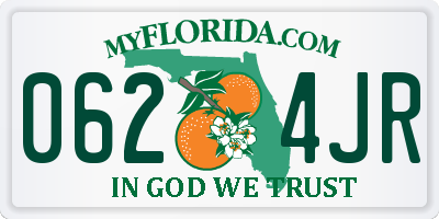 FL license plate 0624JR