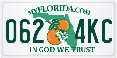 FL license plate 0624KC