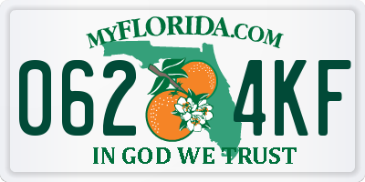 FL license plate 0624KF
