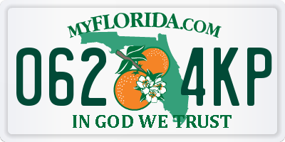 FL license plate 0624KP