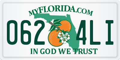FL license plate 0624LI