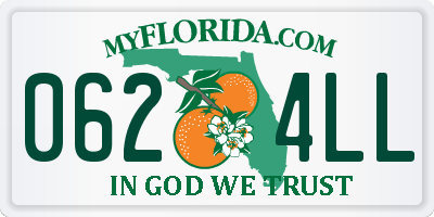 FL license plate 0624LL