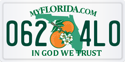FL license plate 0624LO