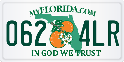 FL license plate 0624LR